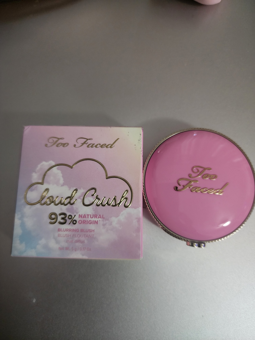 Too Faced Cloud Crush Blurring Blush — Pink Compact